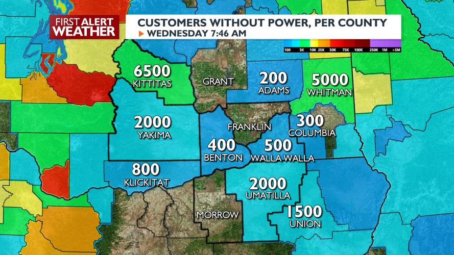 Thousands without power this morning due to high winds | News ...