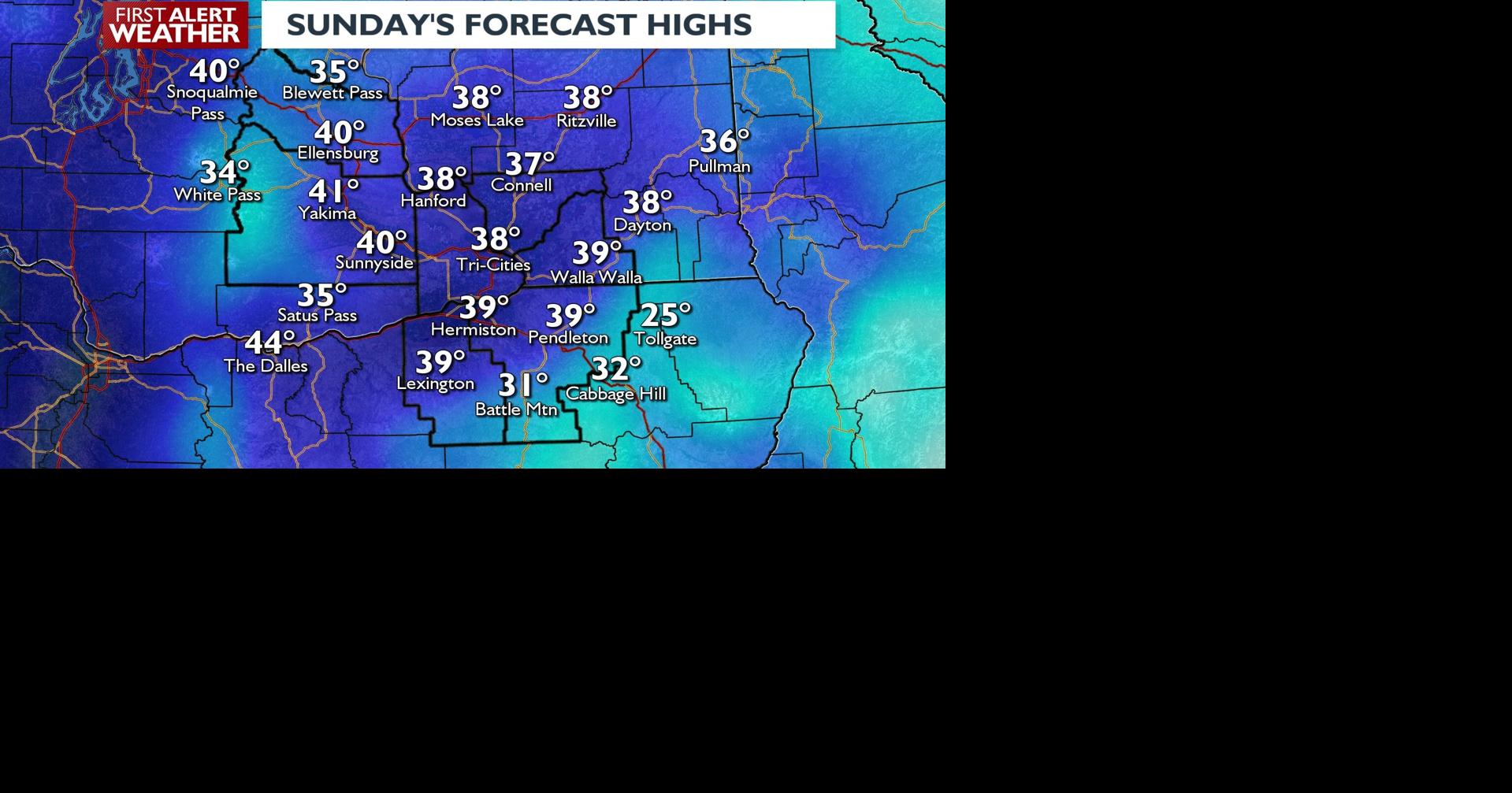 Light Snow Possible in Low Elevations Through Next Week, Watch for ...