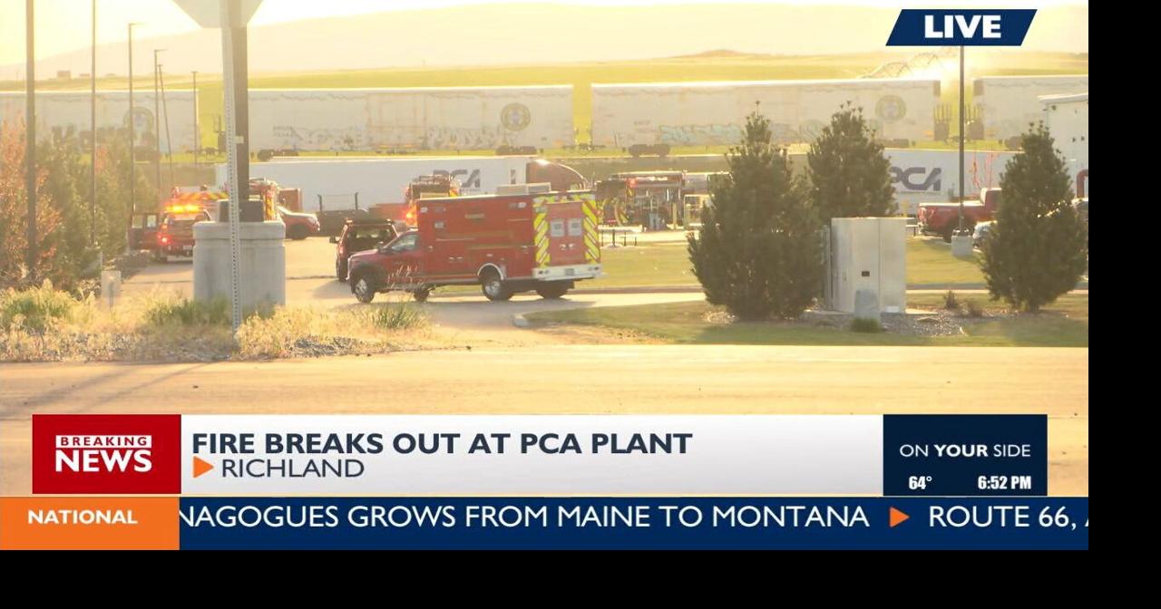BREAKING: Large fire breaks out at PCA in North Richland | Video ...