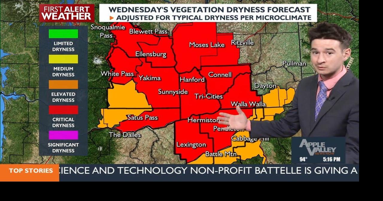 Cooler with calmer winds Thursday, heat returning this weekend and ...
