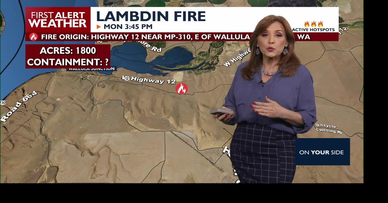 🔥 Road Closures and Level 3 Evacuations Issued as Lambdin Fire Burns in Walla Walla County