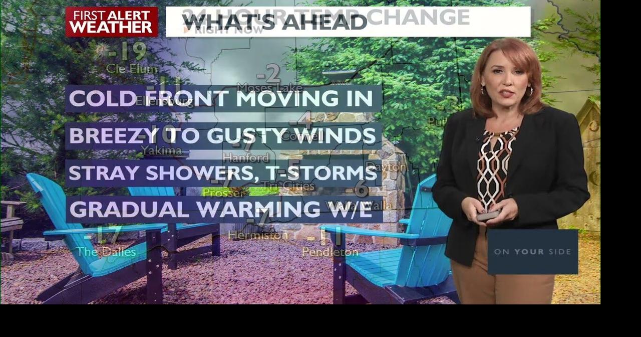 Dry and Breezy with Much Cooler Post-Trough Weather Expected Tomorrow ...