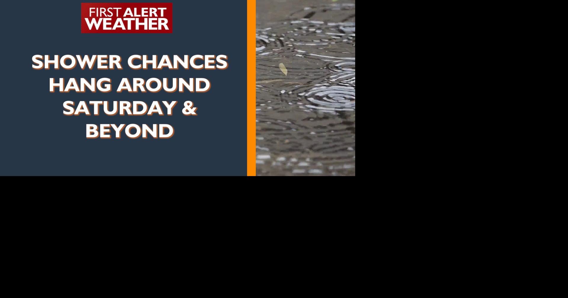 Shower chances Saturday & beyond, up to 20” of snow for mountain passes ...