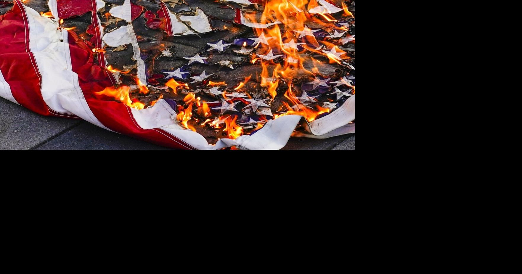 Flag burning would be illegal under Trump executive order Shareable