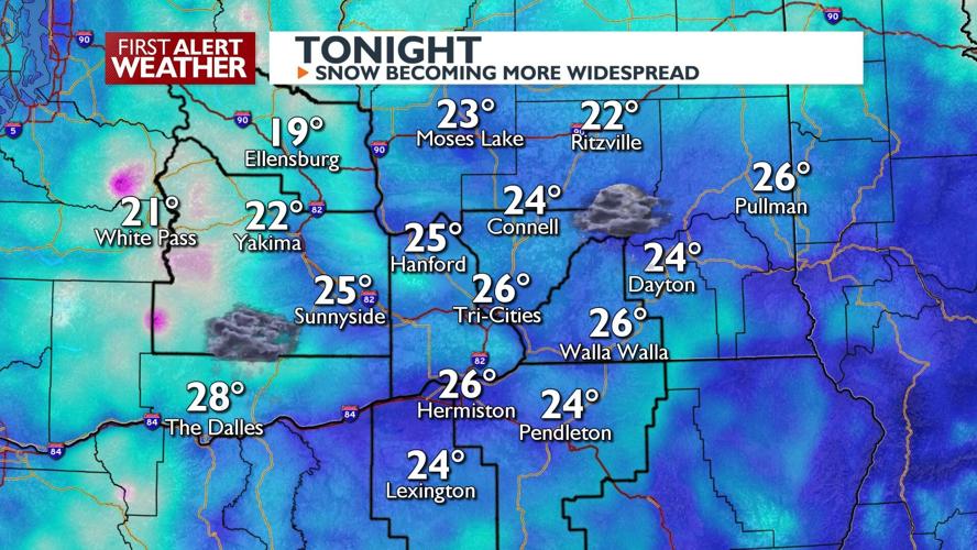 Widespread Snow to Blanket Region Tonight, More Accumulation Expected ...