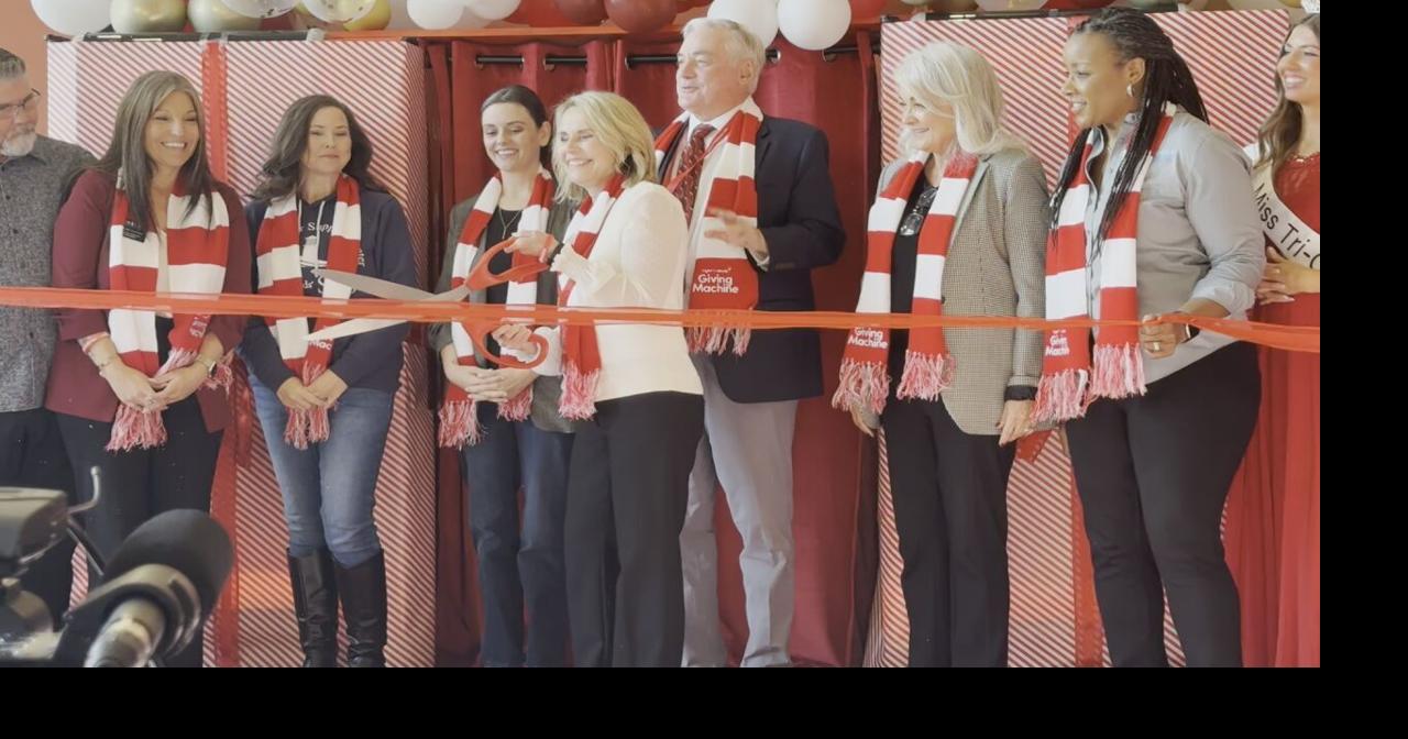 The Tri-Cities area benefits from donations through the Giving Machine for the first time