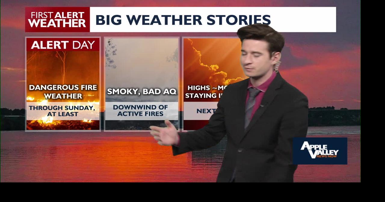 Dangerous fire weather and bad air quality this weekend