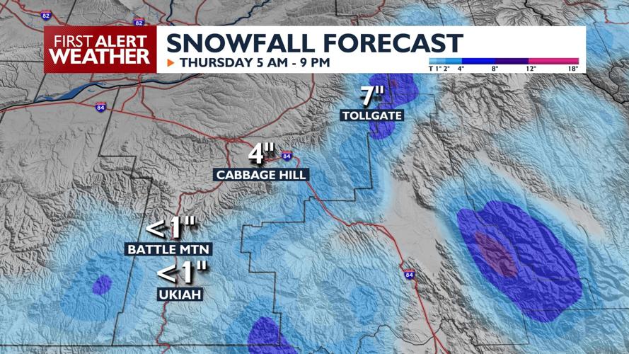 35-60 MPH gusts Thursday, snowy mountain passes through Thursday night ...