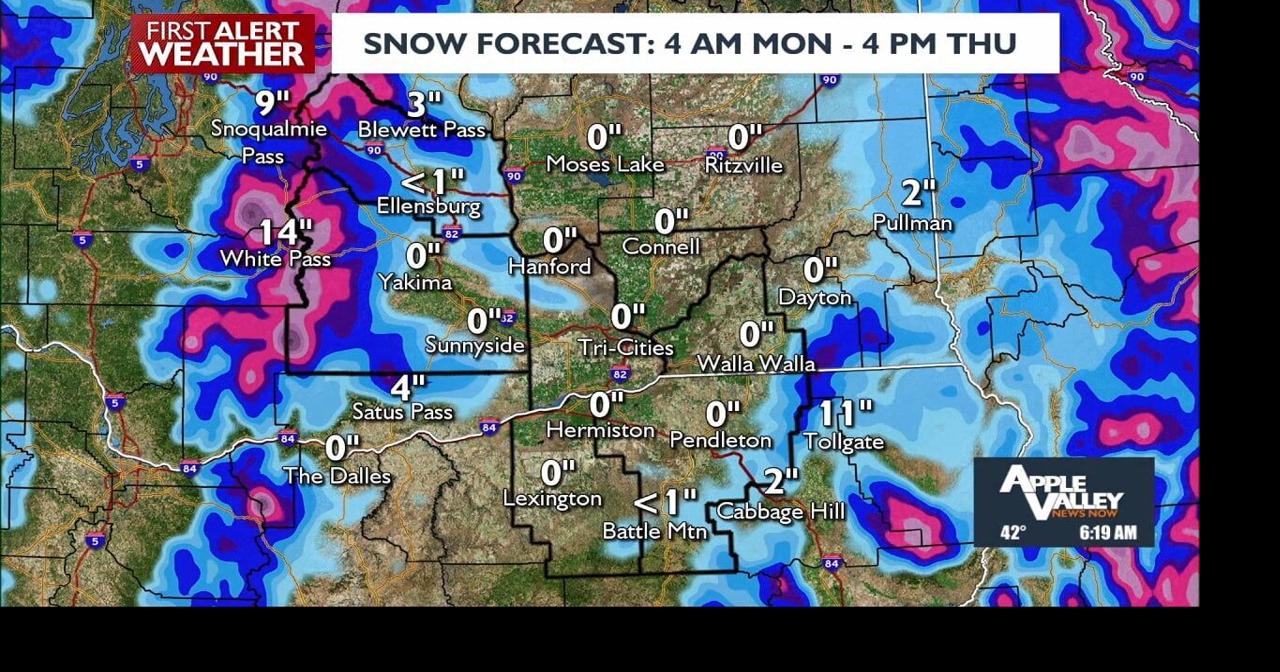 Snowy mountain passes through Thursday afternoon | News ...