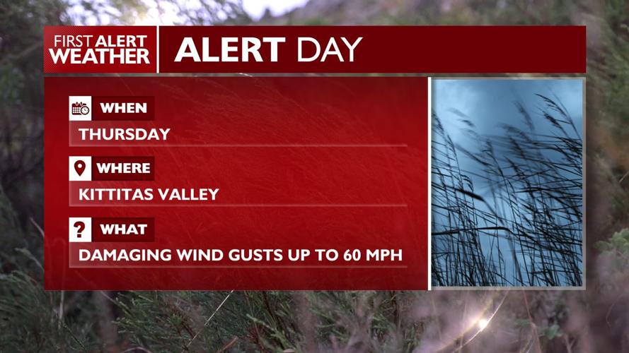 Wet Wednesday, high winds Thursday, snowy mountain passes through ...