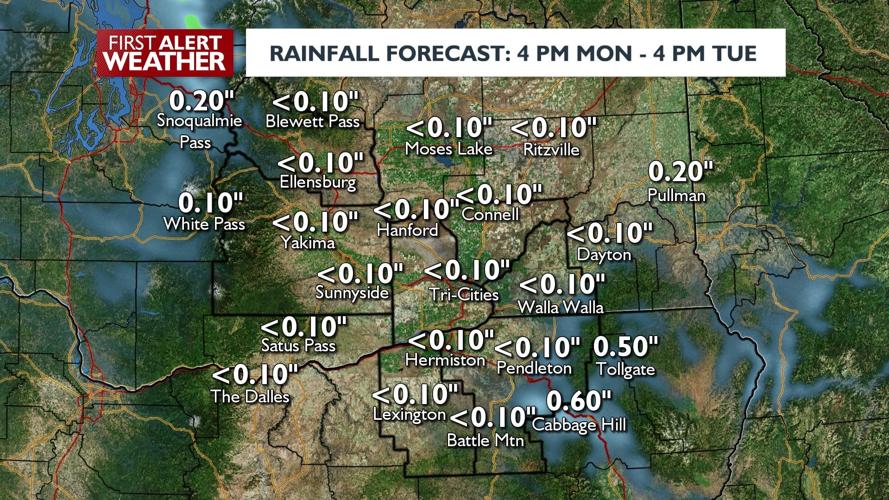 Small shower chances, patchy freezing fog Monday & Tuesday | News ...