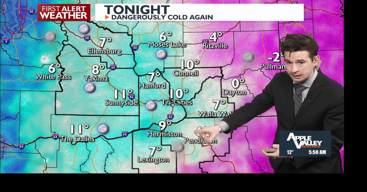 Dangerous cold for the next few mornings, low elevation snow chance ...