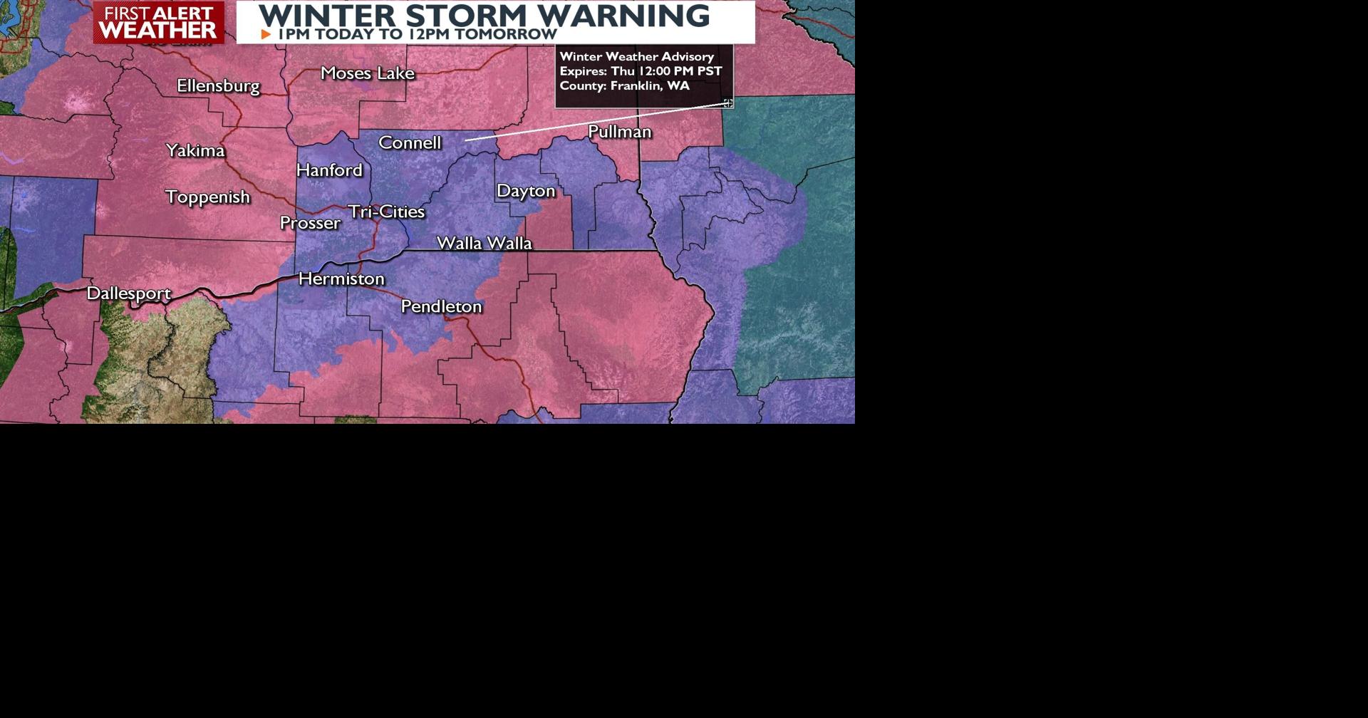 PREPARE NOW Next big winter storm takes aim for Washington and Oregon