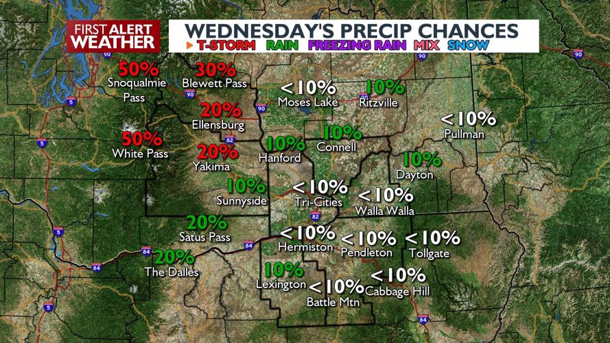 Cooler with shower and thunderstorm chances for much of the week | News ...