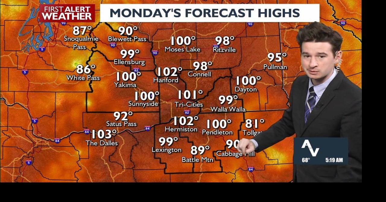 Triple digit heat Monday & Tuesday, dangerous fire weather Wednesday ...