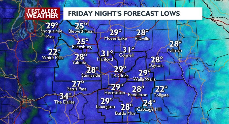 Light Snow Chances Saturday Night Into Sunday Across Certain Northwest ...