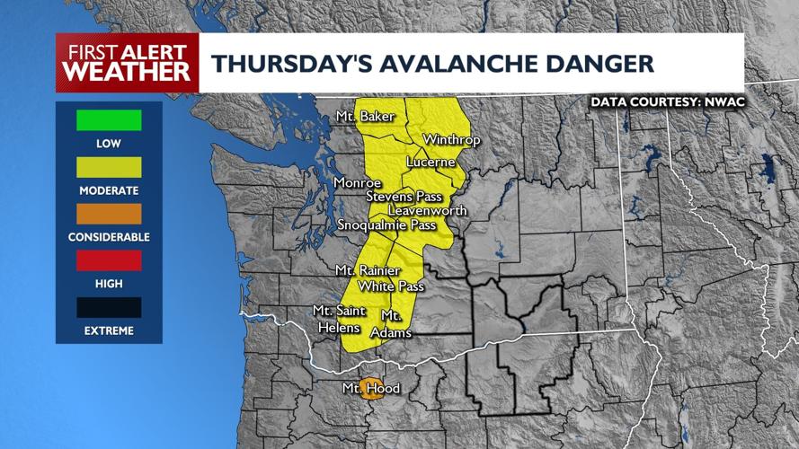 Snowy mountain passes through Thursday morning, high winds Wednesday ...