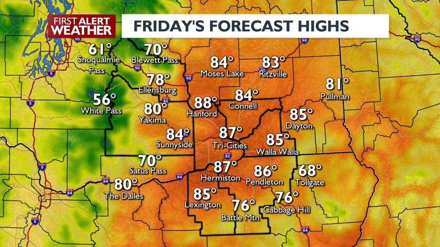 Cooler with hazy sunshine today, showers and storms loom for Friday and ...