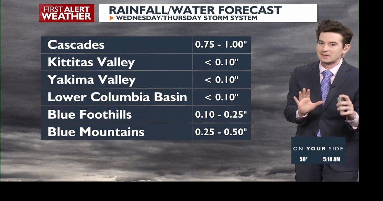 Scattered showers likely today and tomorrow, freezing lows possible ...