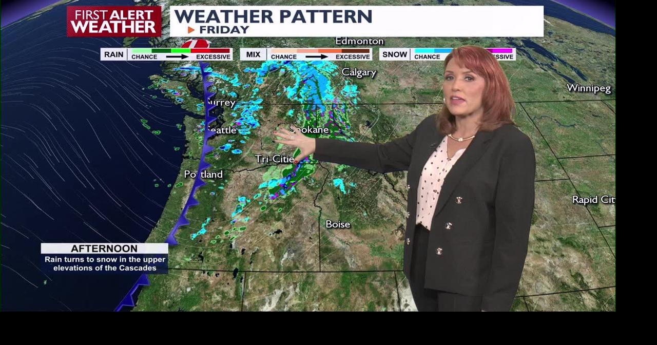 Snowfall and Breezy Winds Forecasted for Friday in Pacific Northwest ...