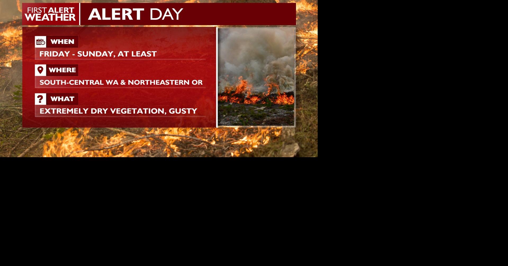 Hot, smoky, and dangerous fire weather for Friday