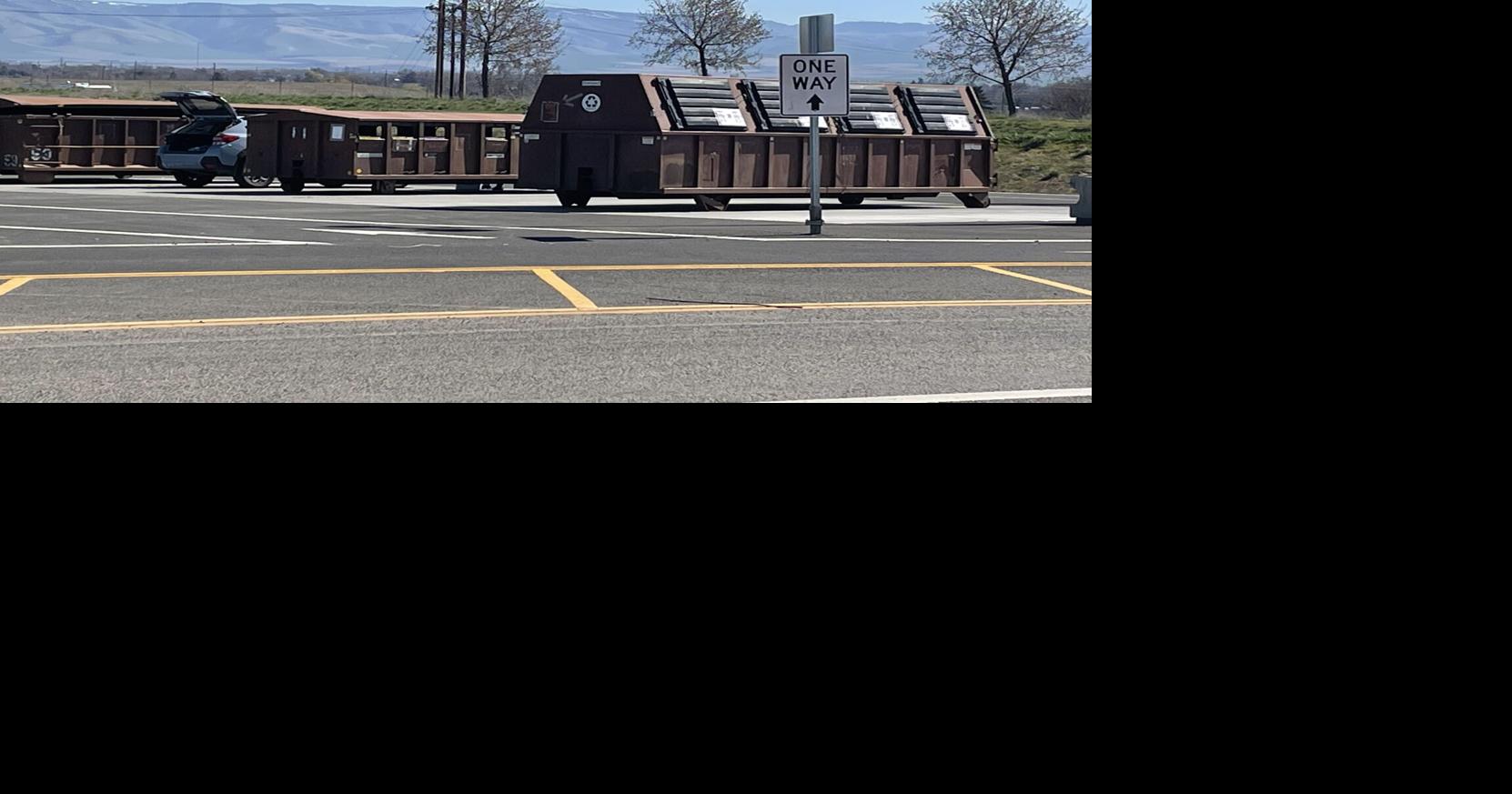 Walla Walla recycling bins.