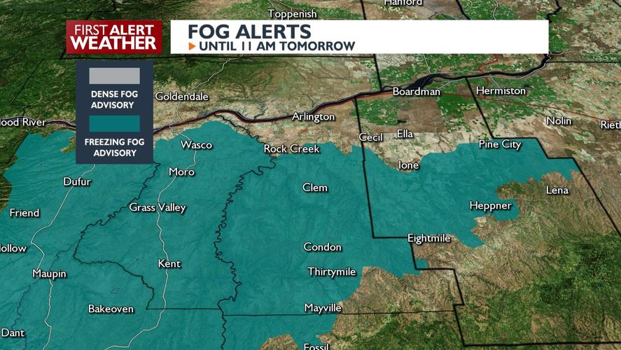 Dense Freezing Fog Lingering, Freezing Drizzle Risk Tonight and ...