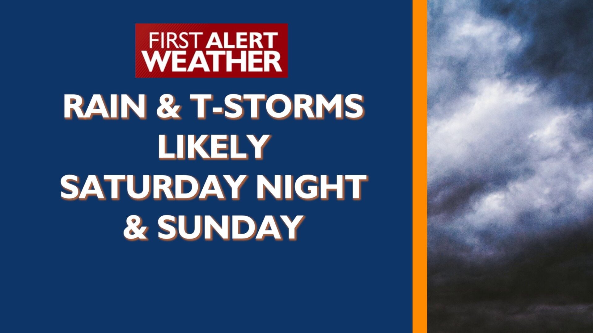 Wet & windy Saturday night & Sunday, a good deal cooler Sunday