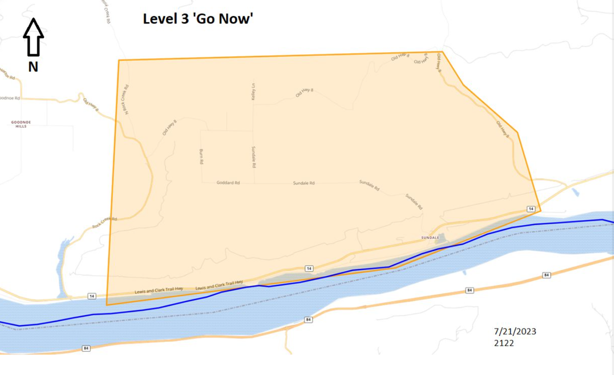 1 a.m. update Level 3 Klickitat Co. Fire Local News