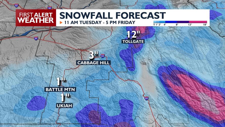 High winds Tuesday through Thursday, snowy mountain passes Tuesday ...