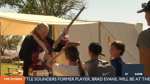 Children learn and interact with historians at Sacajawea State Park event