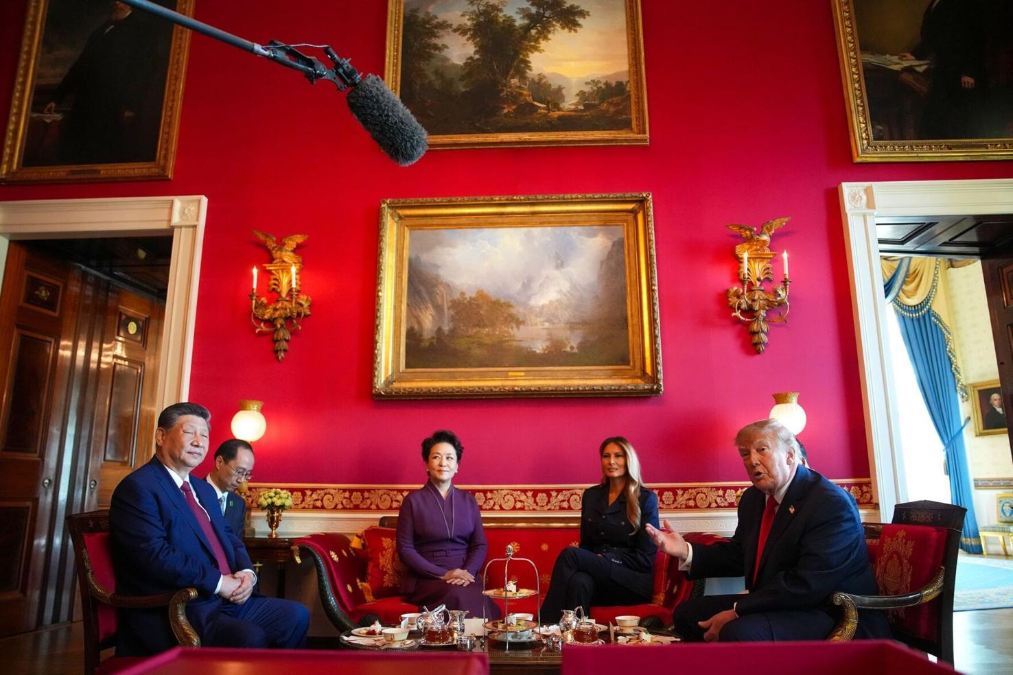 Tea Ritual Animals Trump’s disruption to TV coverage during Xi visit frustrates Chinese ...