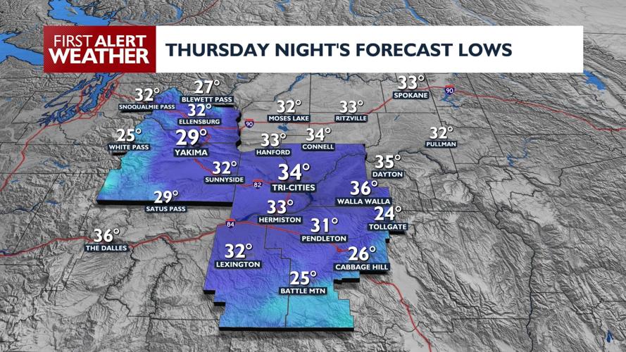 35-60 MPH gusts Thursday, snowy mountain passes through Thursday night ...