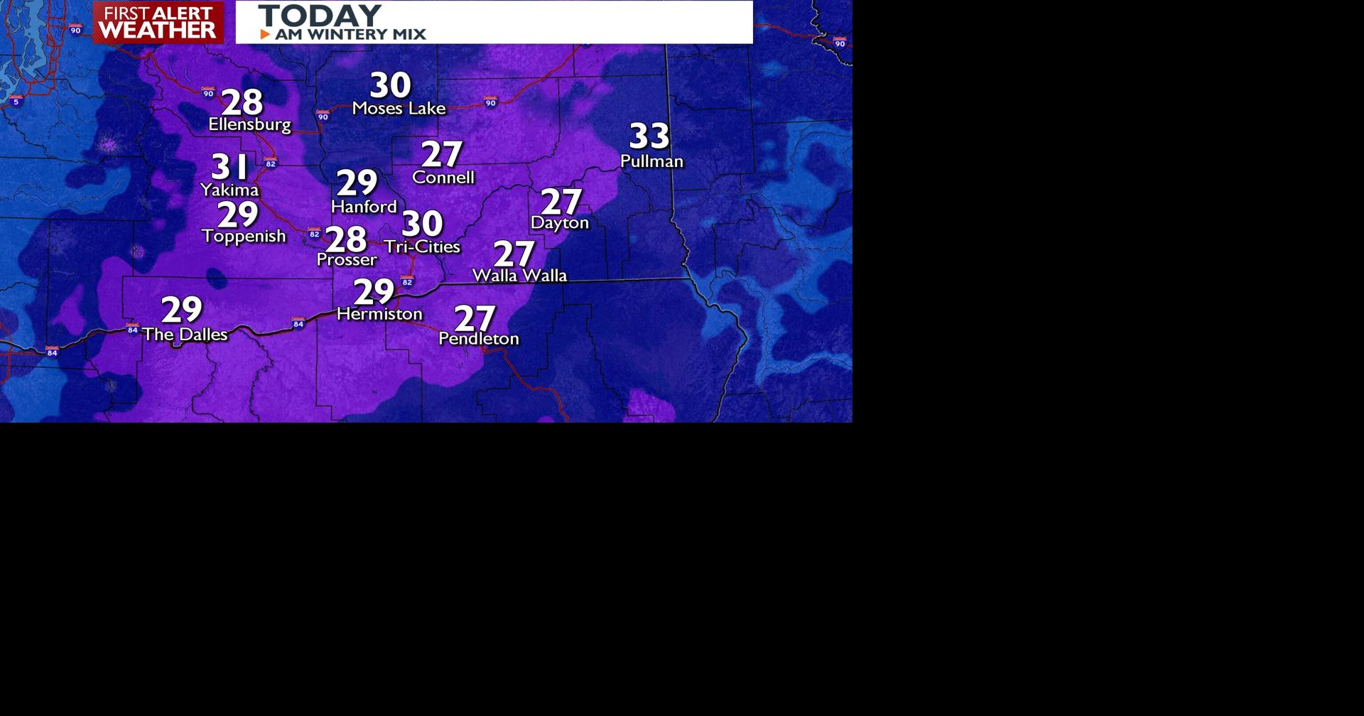 Weekend Forecast: Light Precipitation and Cold Air to Persist in Oregon ...