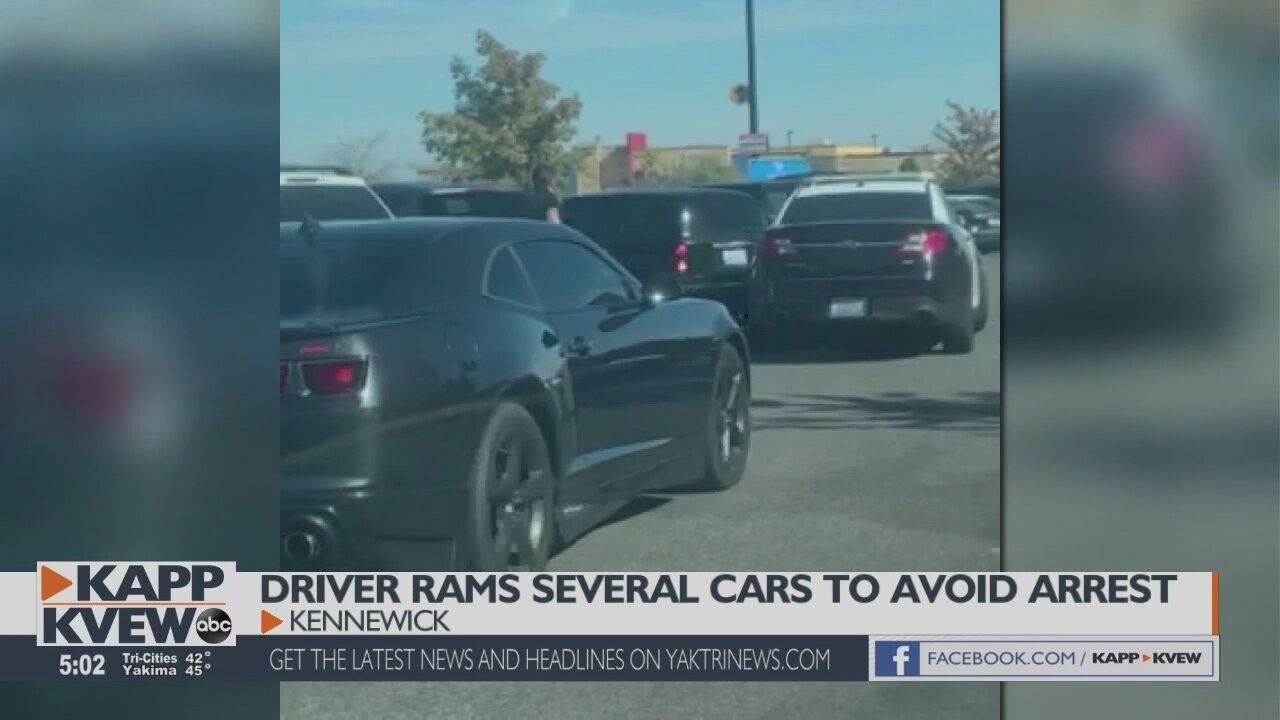 WATCH: Driver Rams Several Cars To Avoid Arrest In Kennewick | Crime ...