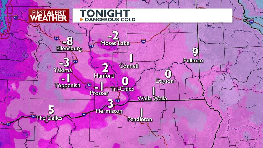 Cold Arctic Air Grips Washington and Oregon, Wind Chill Warnings in