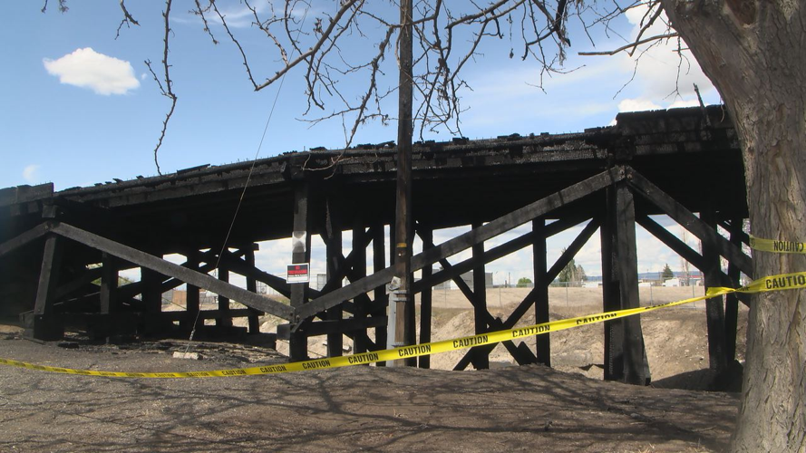 Arson investigation underway after Grandview bridge fire | News ...