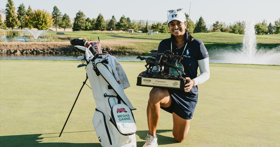 Megha Ganne wins first Epson Tour championship at Wildhorse Ladies Golf Classic
