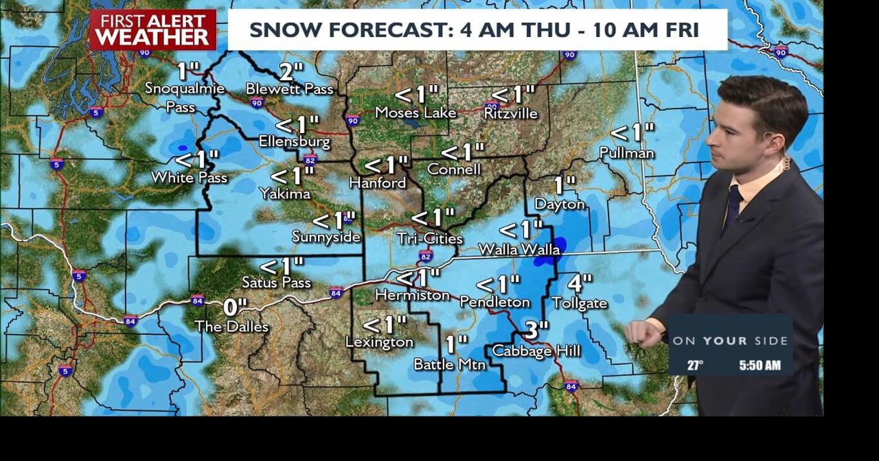 Trace low elevation snow still possible through Friday morning | News ...