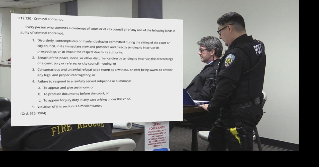 Mabton police chief warns misbehavior at council meetings could result ...