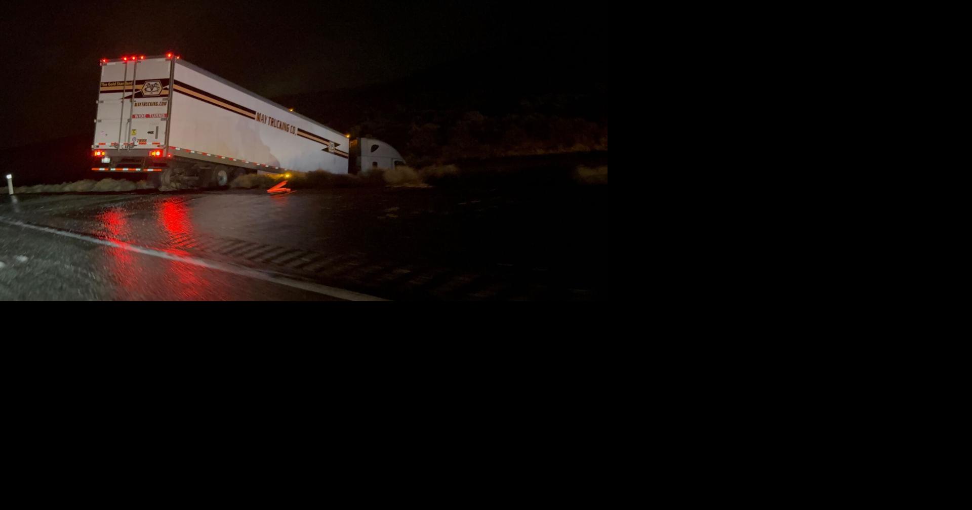 Icy conditions lead to multiple crashes on Highway 395 and Interstate ...