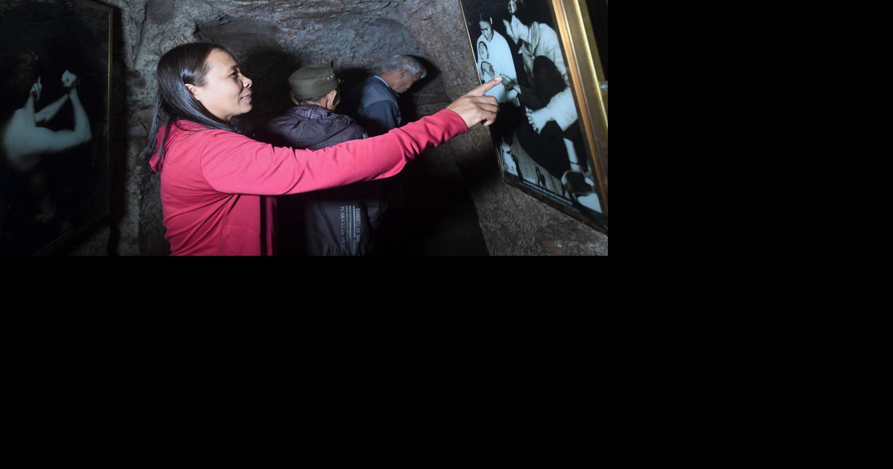 The underground tunnel village where Vietnamese people lived for years to hide from war