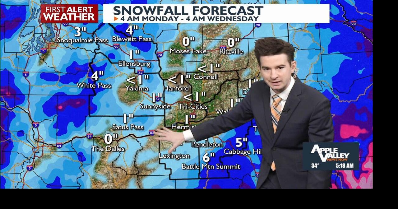 Chances for low elevation snow all throughout this week | News ...