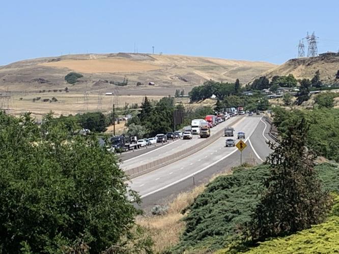 I84 reopened from The Dalles to Troutdale after flaming crash forced