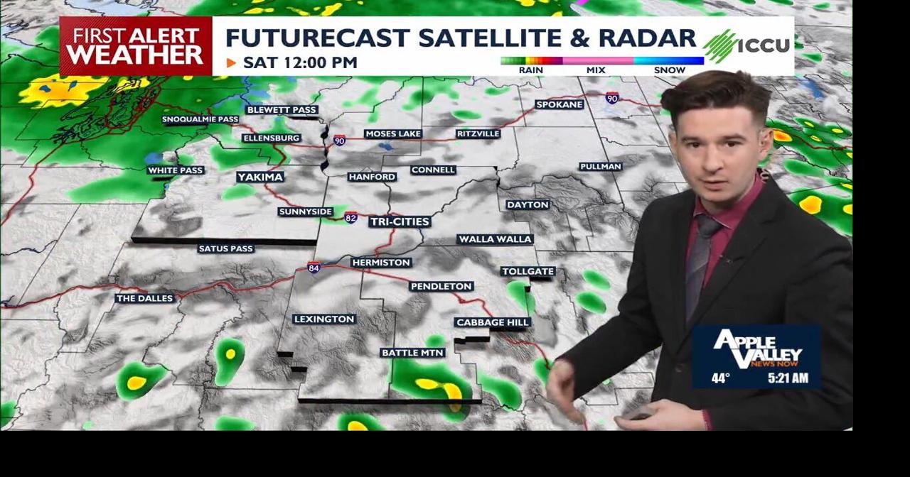 Rain & t-storm chances Friday & beyond, high winds Monday - Wednesday ...