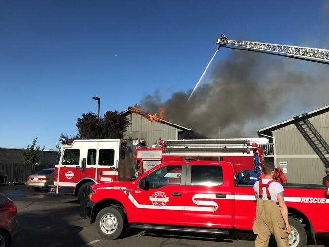 Massive Selah apartment complex fire displaces more than 50 people