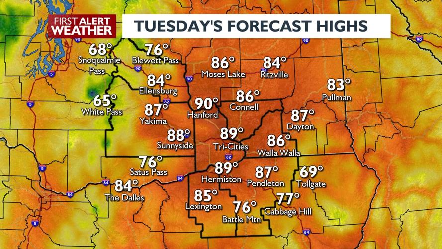 Cooler with shower and thunderstorm chances Wednesday & Thursday | News ...