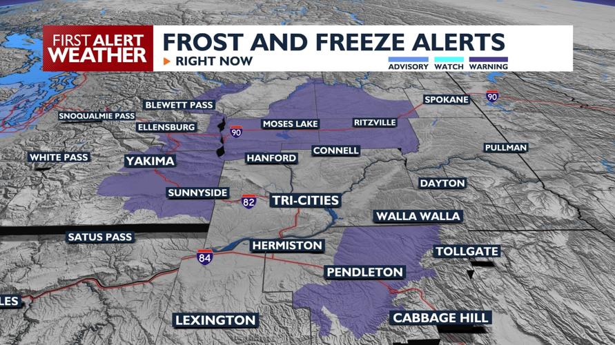 Chilly Pattern Unsettles Region with Mountain Snow and Freeze Warning ...