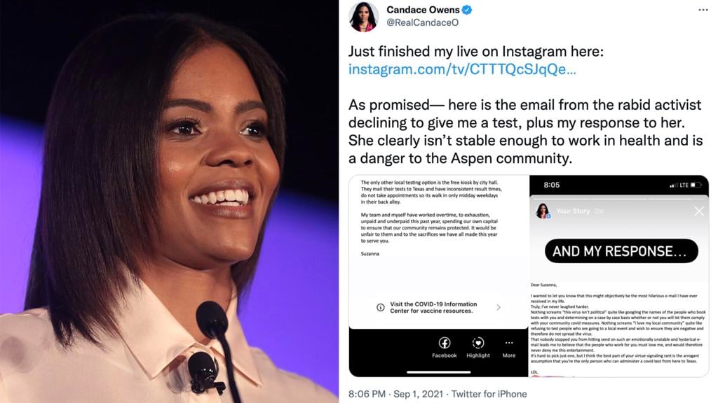 Candace Owens en action