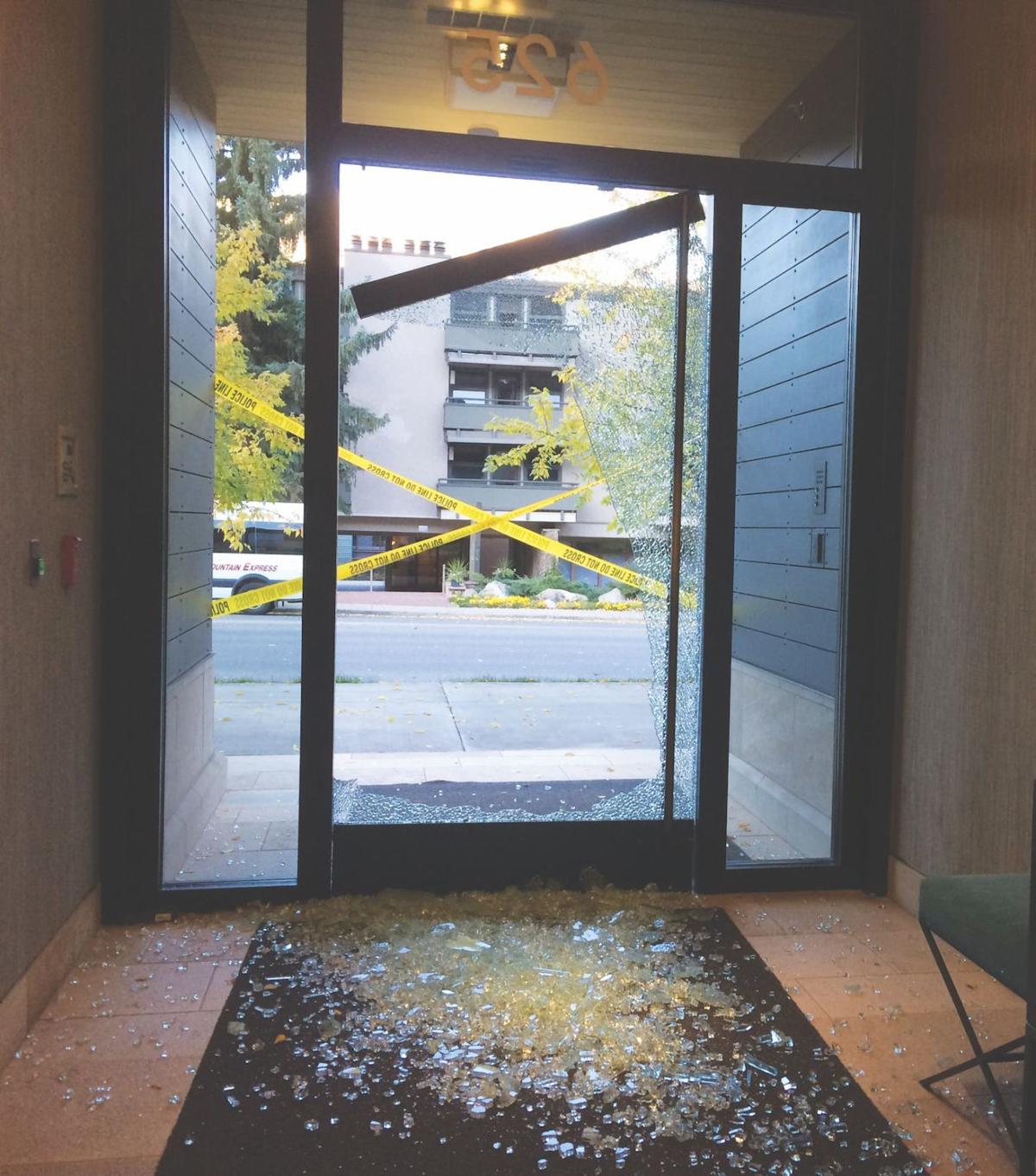 Man Who Shot Out Building S Glass Door Pleads Guilty News Glass Door